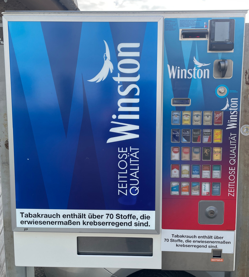 cigarette vending machine